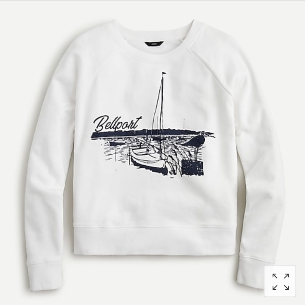 Brand New J.Crew Cotton Terry Sweatshirt